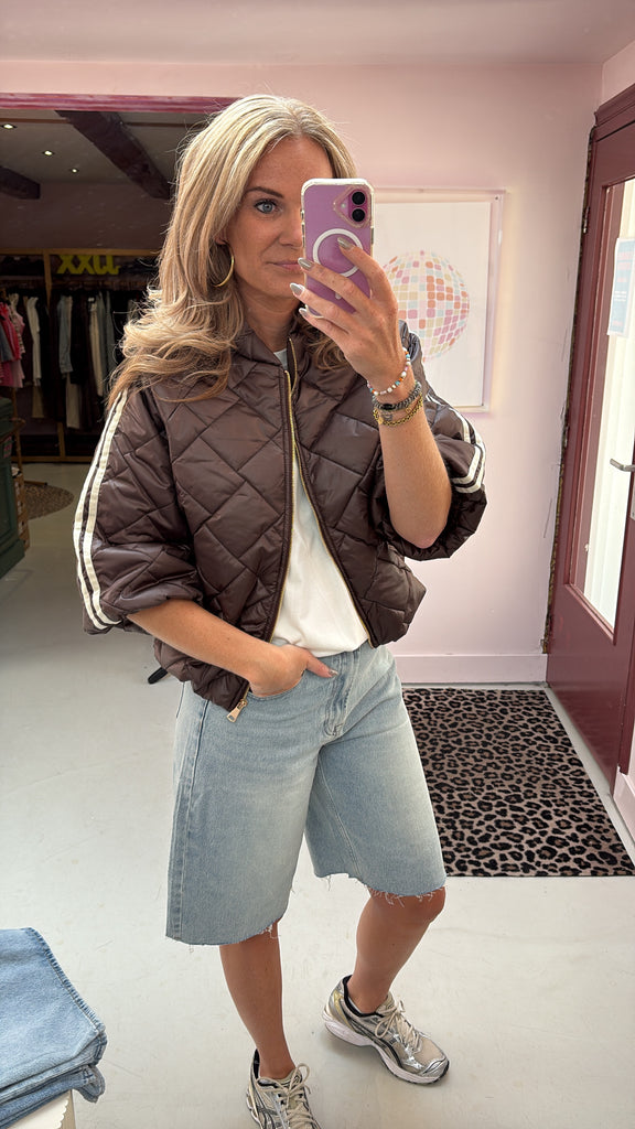 Aimee Jacket - One Size - Taupe