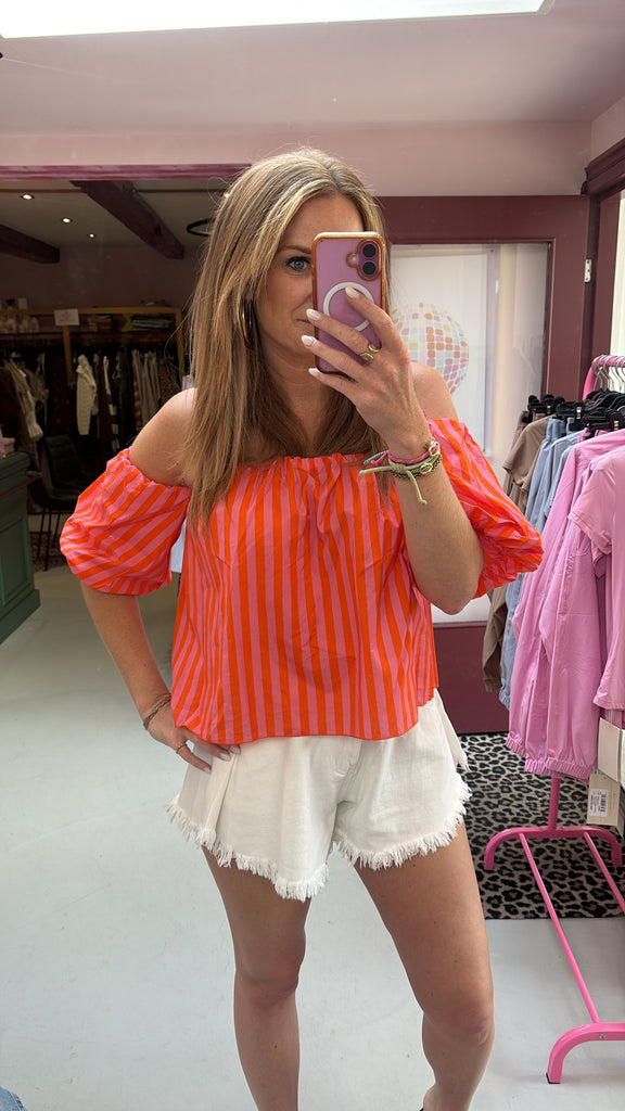 Top Noe - Pink/Orange - One Size