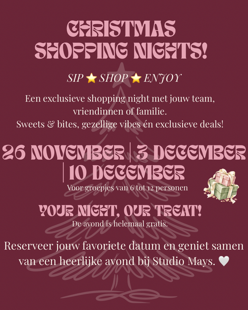 CHRISTMAS SHOPPING NIGHT!