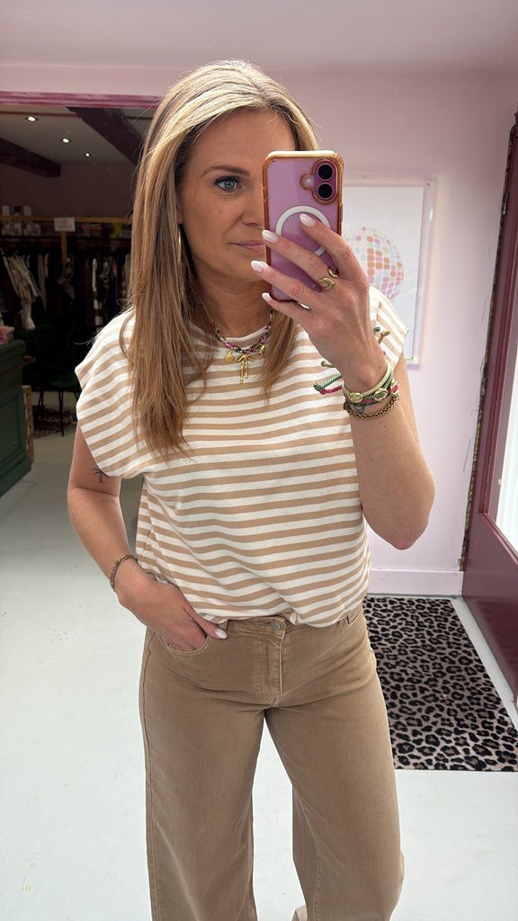 Top Suzy - Beige/Creme - One Size