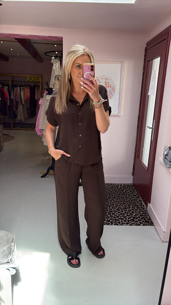 NAL - Babs Pants - Dark Brown