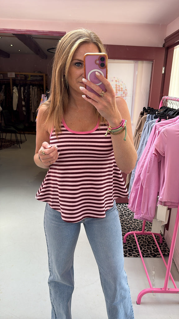 Top Noor - Pink/Winetasting - One Size