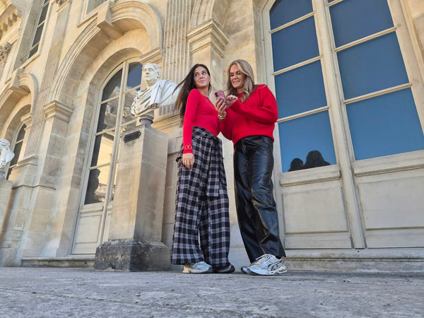 Rummy Checked Pants - One Size