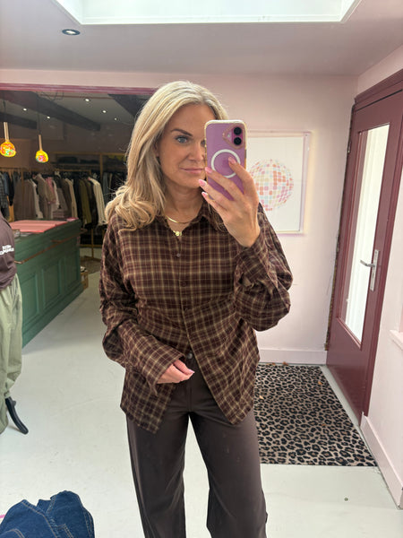 Blouse Charly - Brown/Green