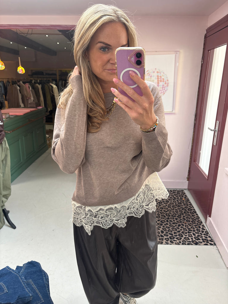 Top Saar - Taupe - One Size