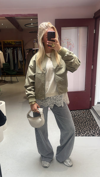 Ella Bomber - Sage