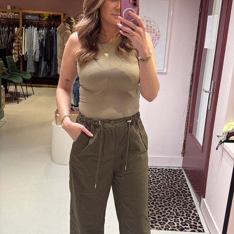 NAL - Cleo Cargo Pants - Dark Green
