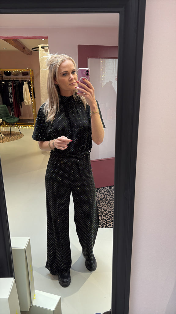 Sisterspoint - Girl Jumpsuit - Black/Silver