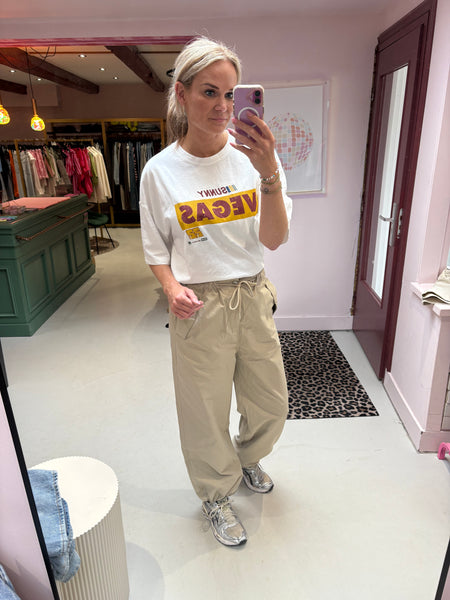 NAL- Cleo cargo Pants - Sand