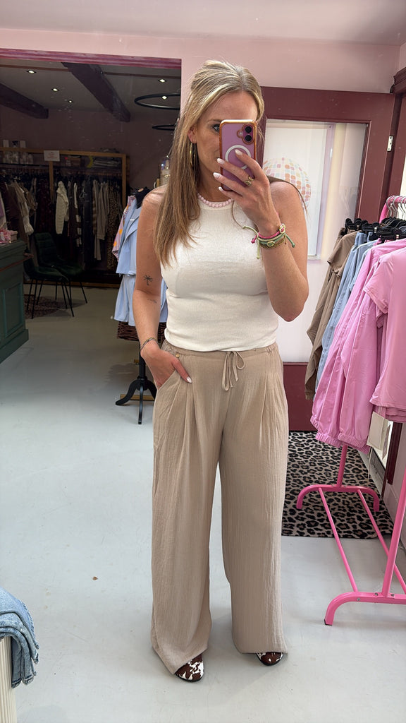 Broek Anna - Beige