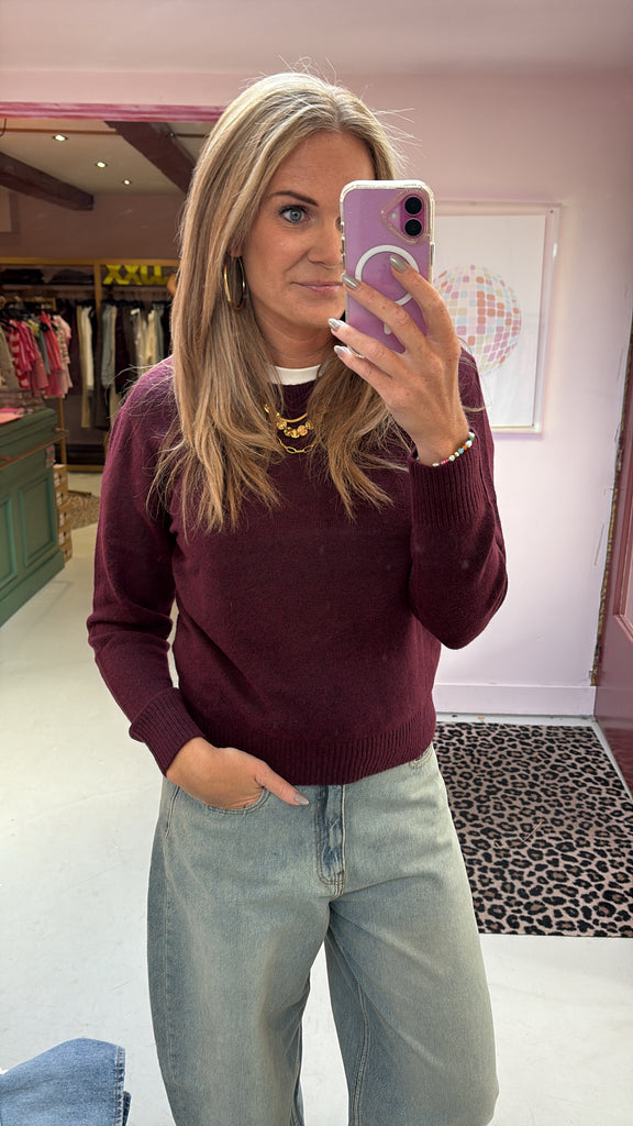 JJXX - Elba Sweater - Winetasting