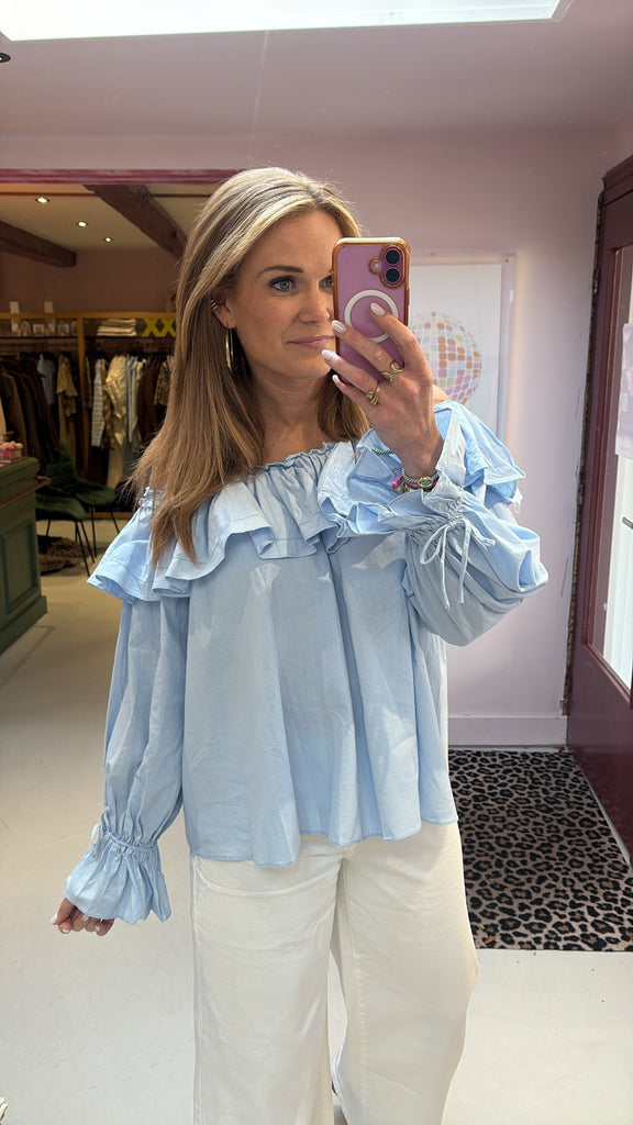 Blouse Evy - Baby Blue