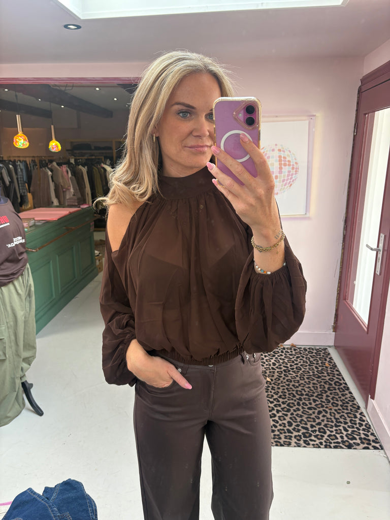 Blouse Soof - Brown