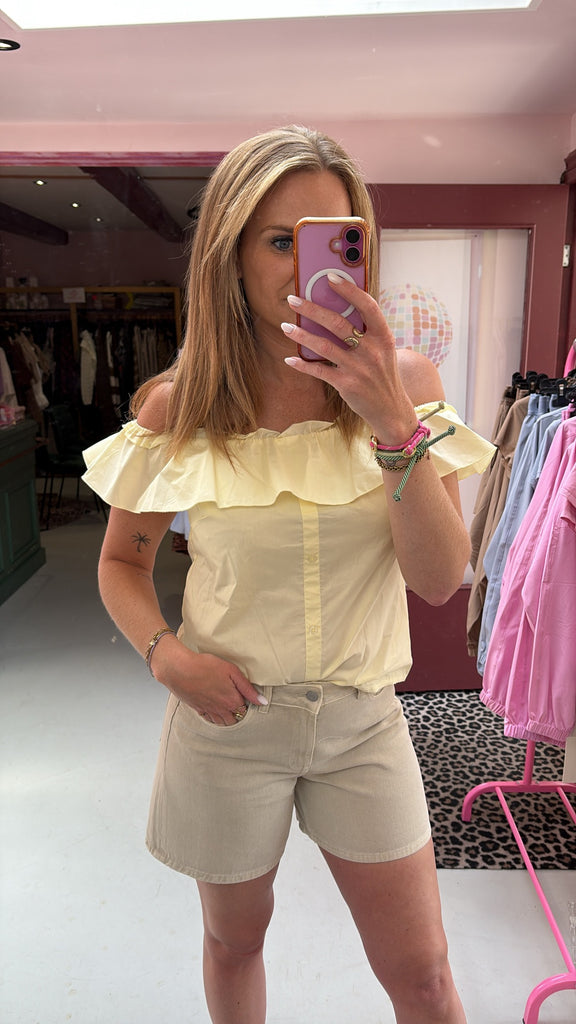 NAL - Sunny Sun Top - Yellow -
