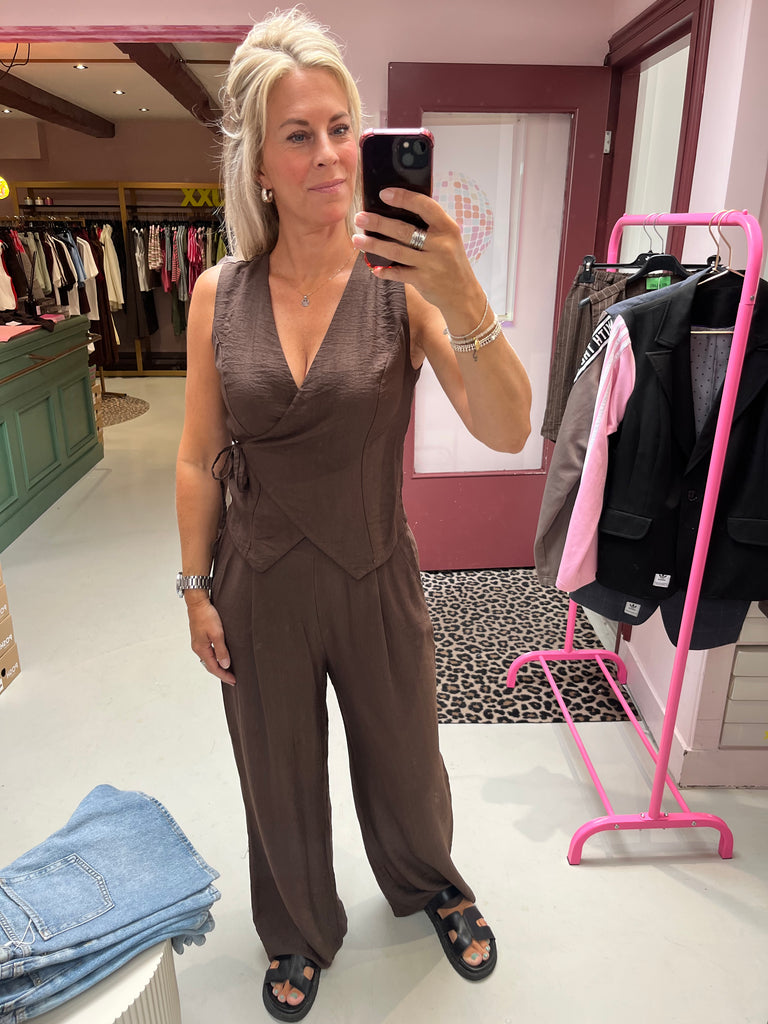NAL - Ginny Gilet - Brown -