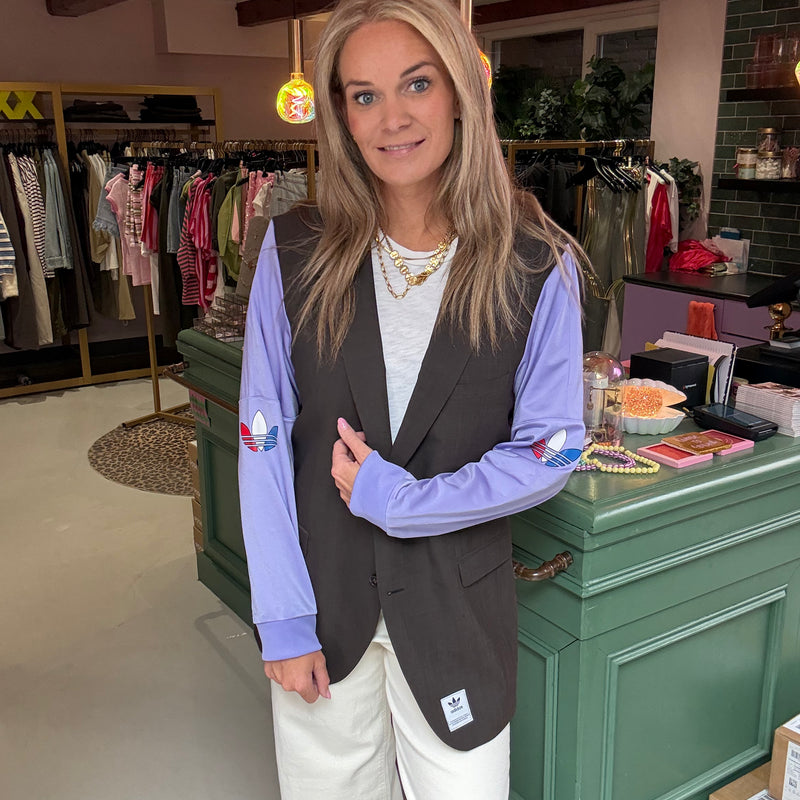 Blazer Adidas - Brown/Lila Logo