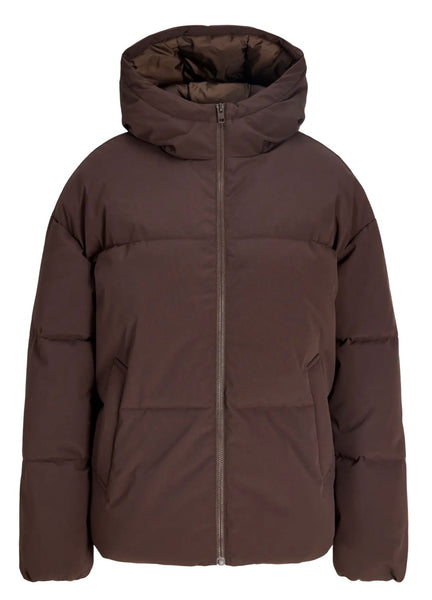 Galaxy Puffer Jacket - Brown