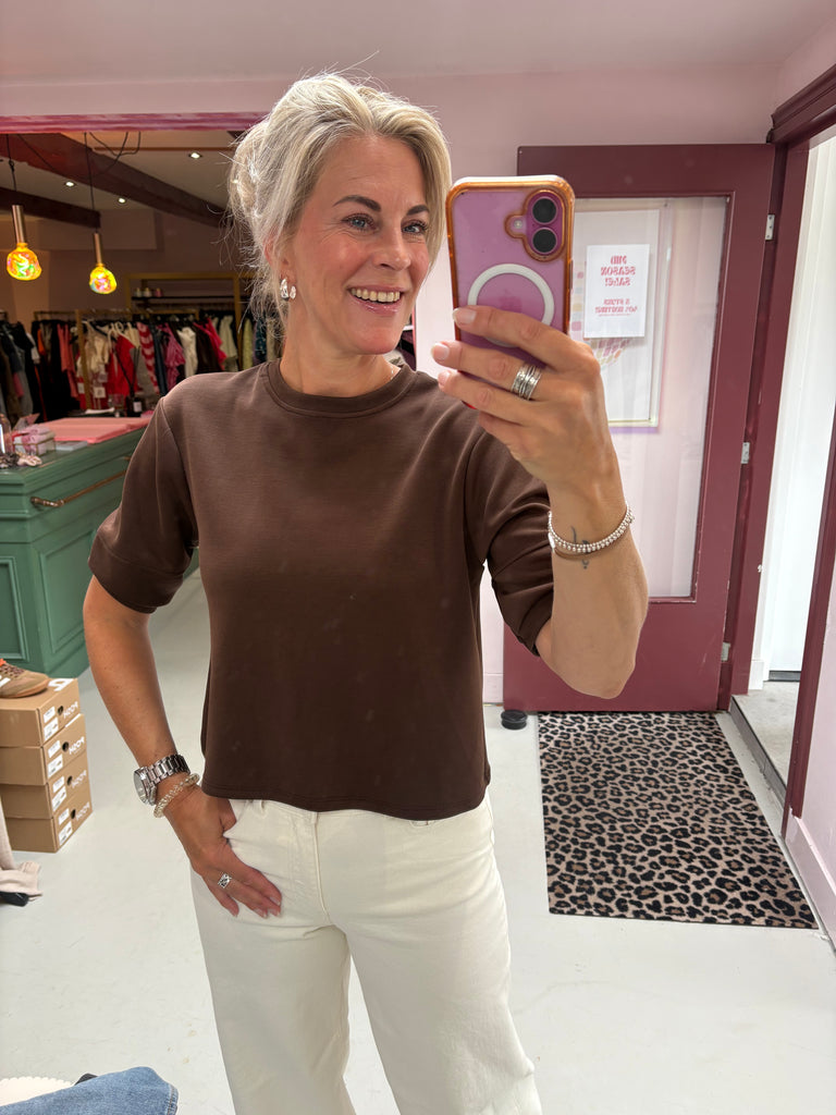 NAL - Jordy Top - Brown - One Size