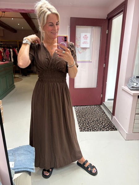 NAL - Daizy Summer Dress - One Size - Brown