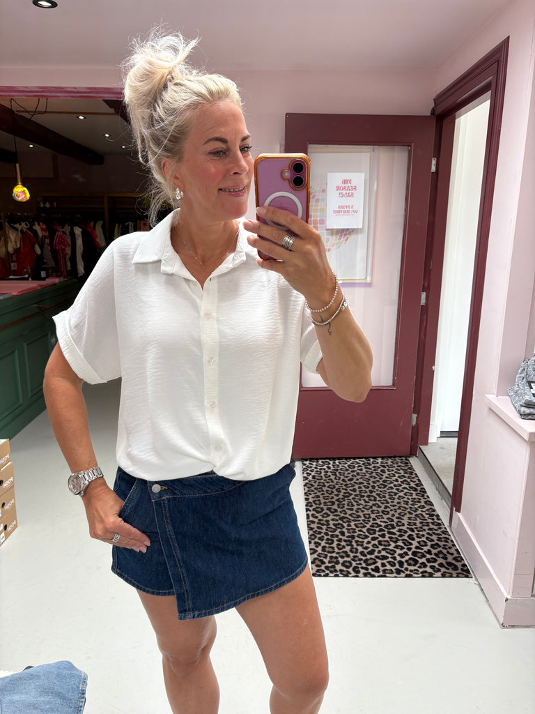 NAL - Babs Blouse - White -