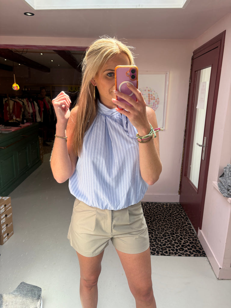 Top Yara - Blue/ Stripe