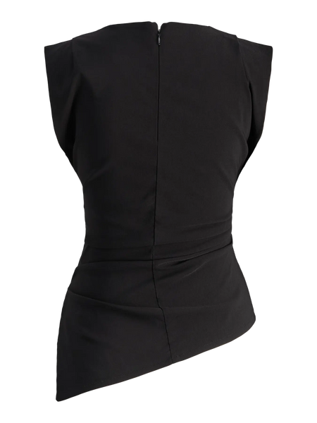 JJXX - Cat Assymetric Top - Black