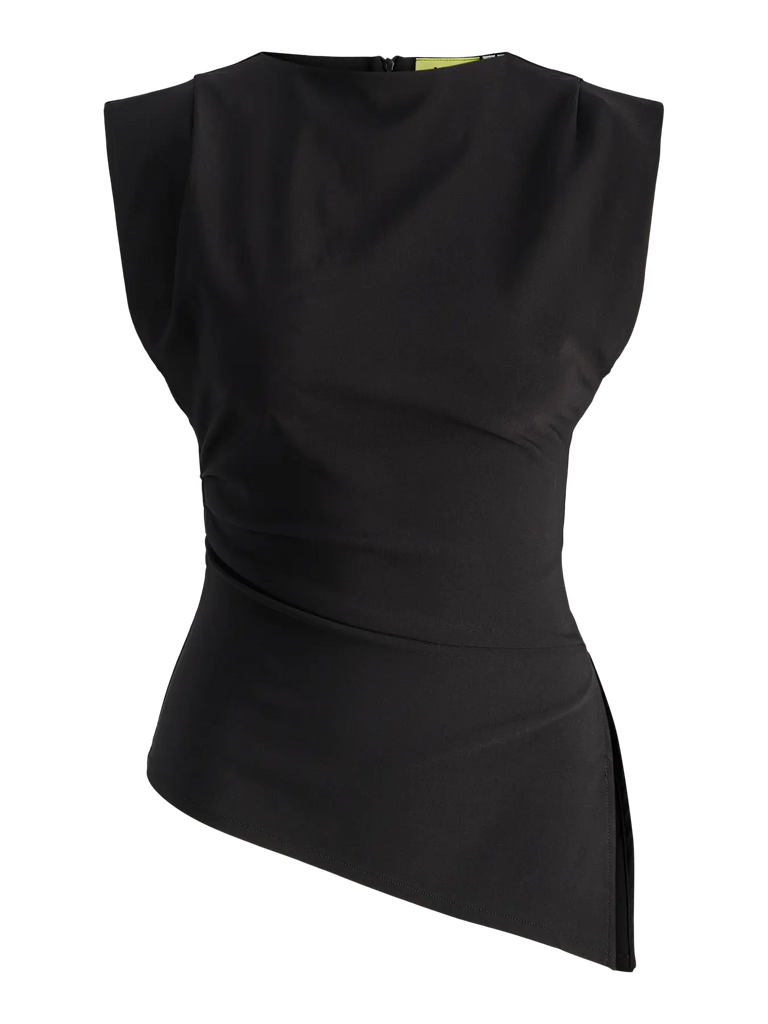 JJXX - Cat Assymetric Top - Black