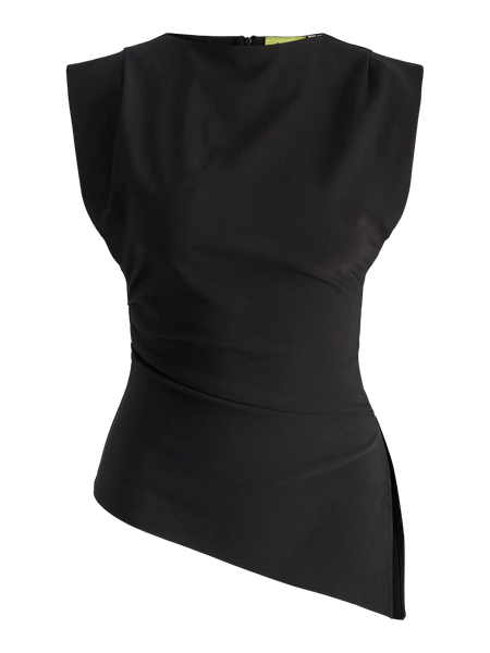 JJXX - Cat Assymetric Top - Black
