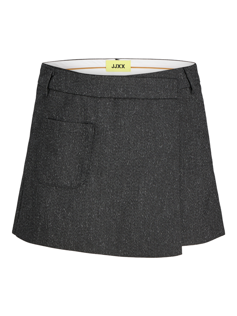JJXX - Ellis Structured Skort - Black/SaltPepper