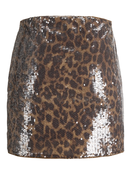 JJXX - Izzy Sequin Skirt - Leopard