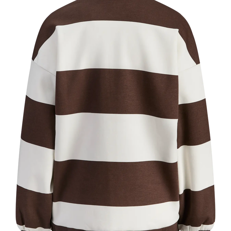 JJXX - Paloma Loose Fit Polo - Brown/Beige