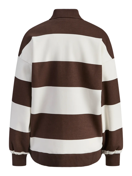 JJXX - Paloma Loose Fit Polo - Brown/Beige