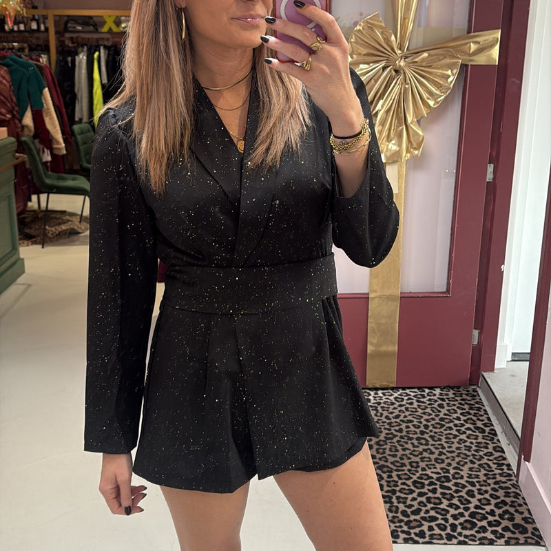 Jumpsuit Lolita - Black Sparkle