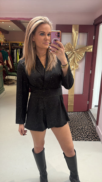 Jumpsuit Lolita - Black Sparkle