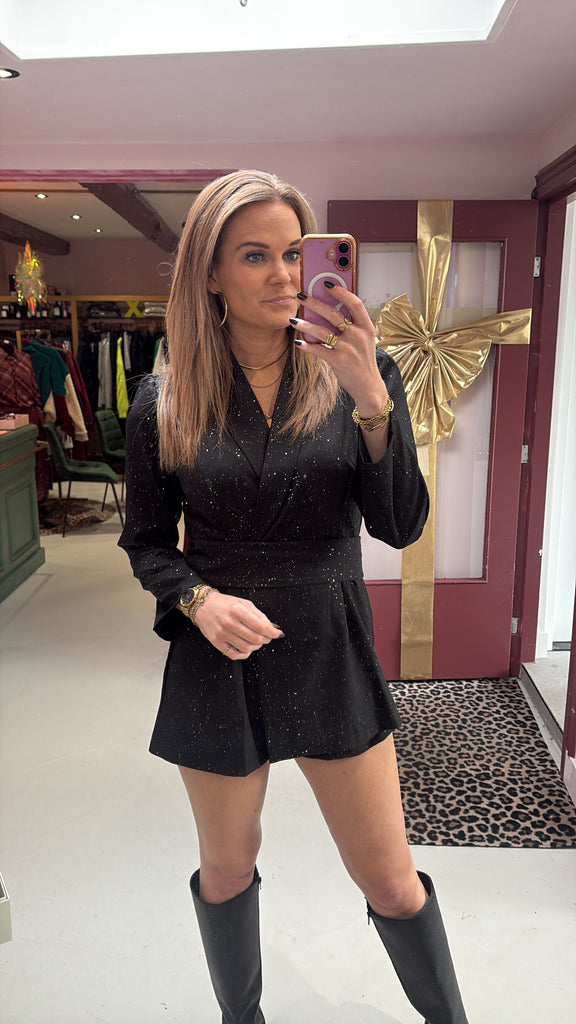 Jumpsuit Lolita - Black Sparkle