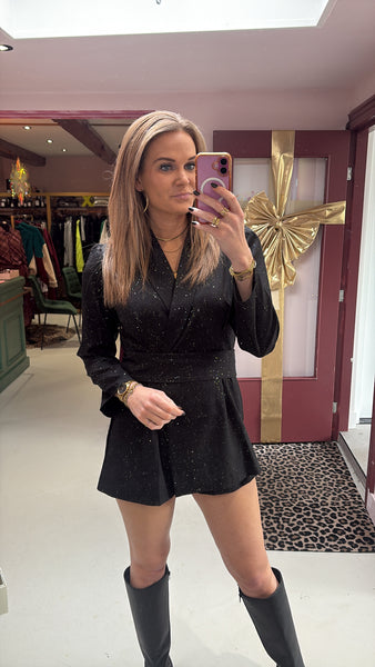 Jumpsuit Lolita - Black Sparkle