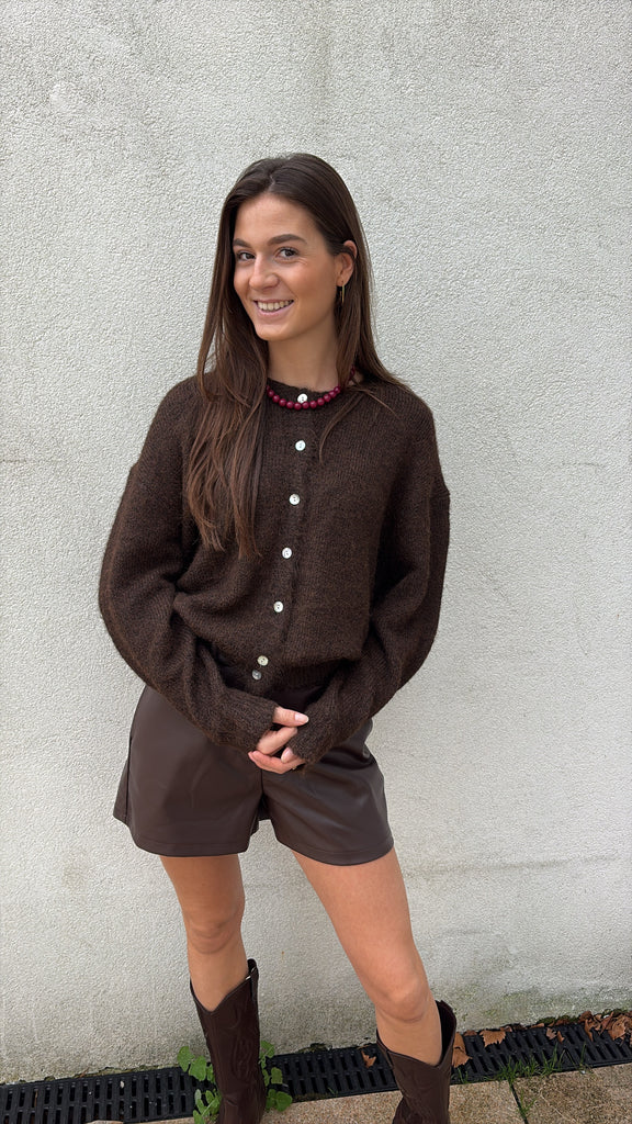 Vest Lola - Bruin - One