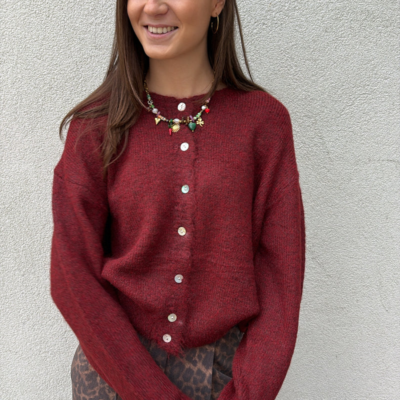 Vest Lola - Burgundy - One Size