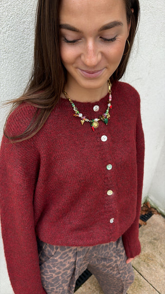 Vest Lola - Burgundy - One Size