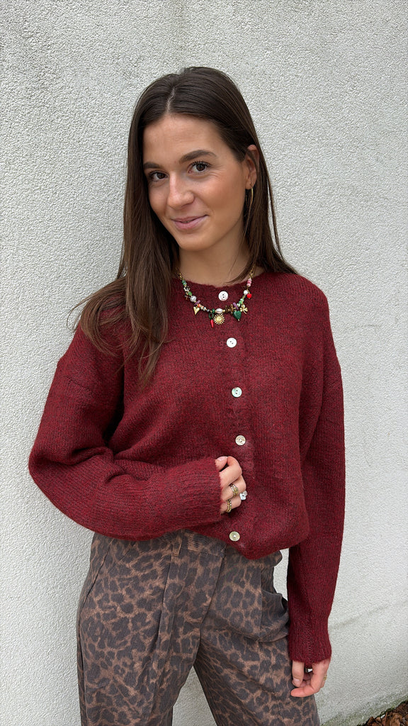 Vest Lola - Burgundy - One Size