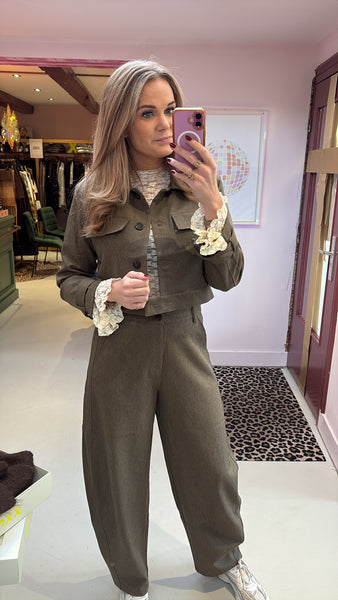 Jacket Lova - Greeyish Green