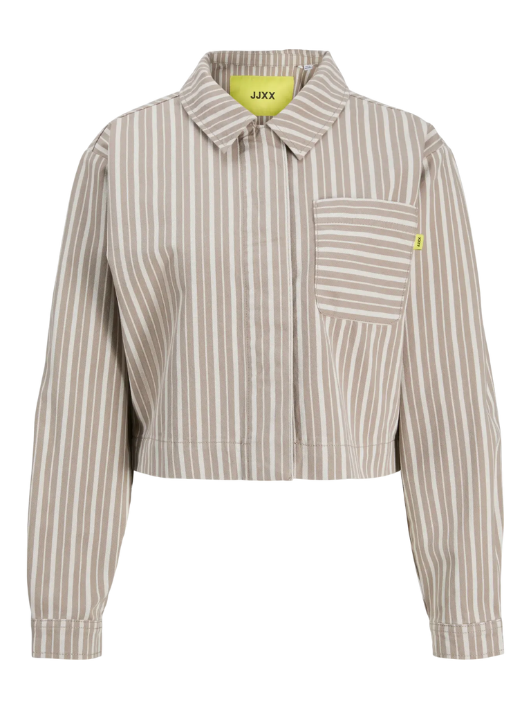 JJXX - Luna Maddy Overshirt - Khaki/Vanilla