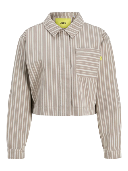 JJXX - Luna Maddy Overshirt - Khaki/Vanilla