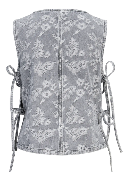 JJXX - Mabel Top - Grey Flower