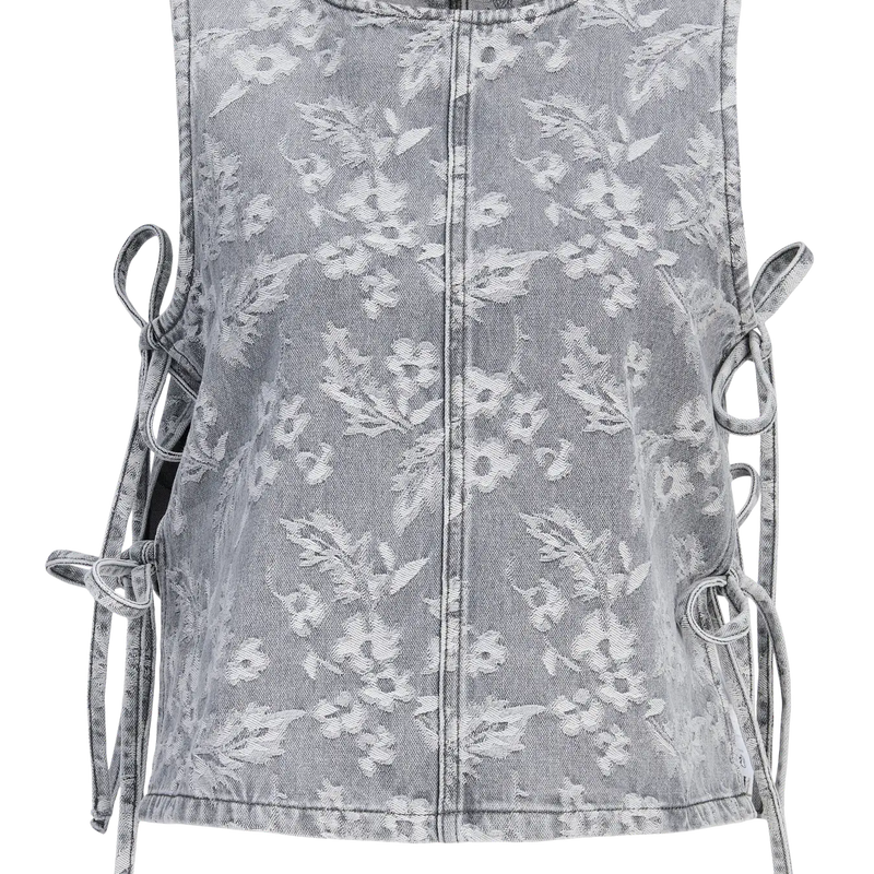 JJXX - Mabel Top - Grey Flower