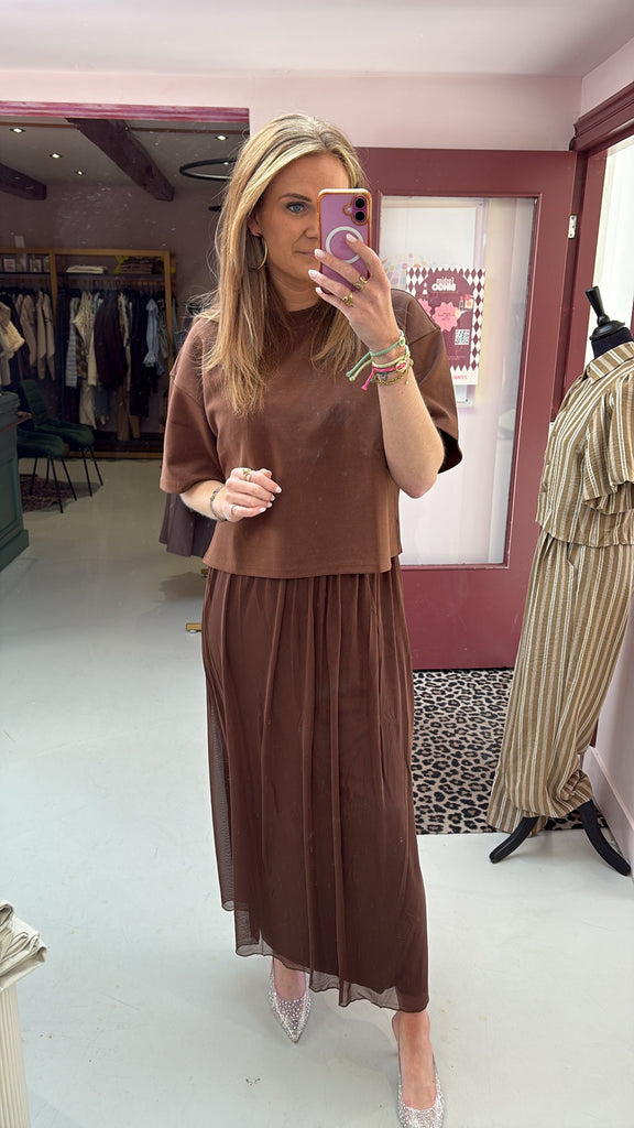 Noella - Madyson Skirt - Brown