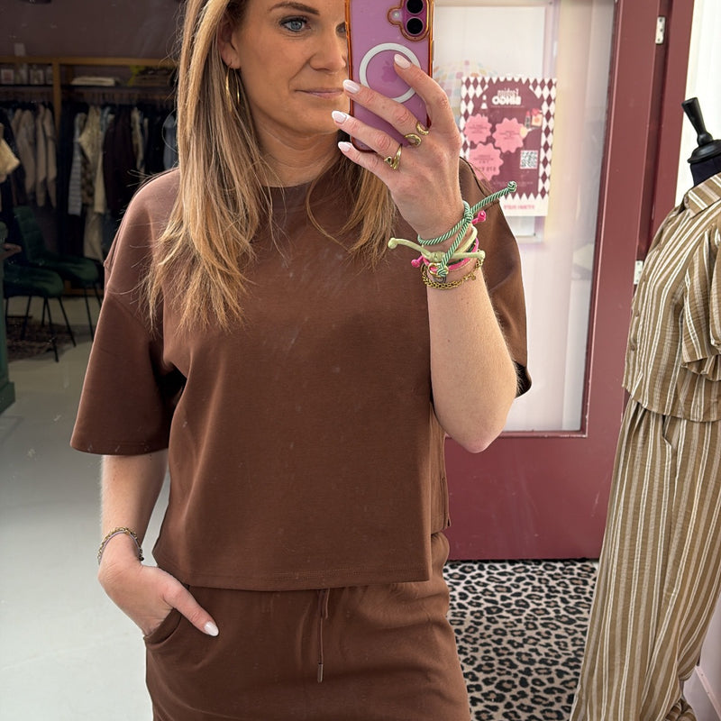 Noella - Maple T-shirt - Brown