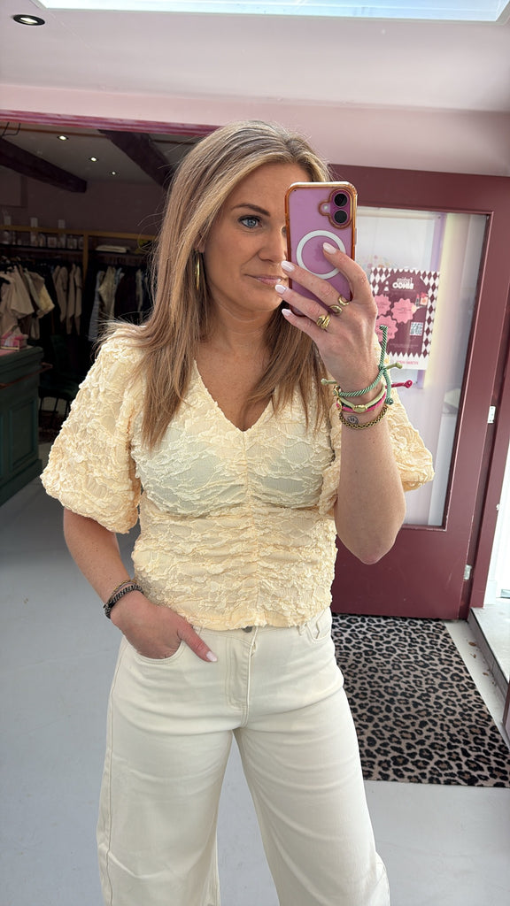 Noella - Mykah Top - Butter Yellow