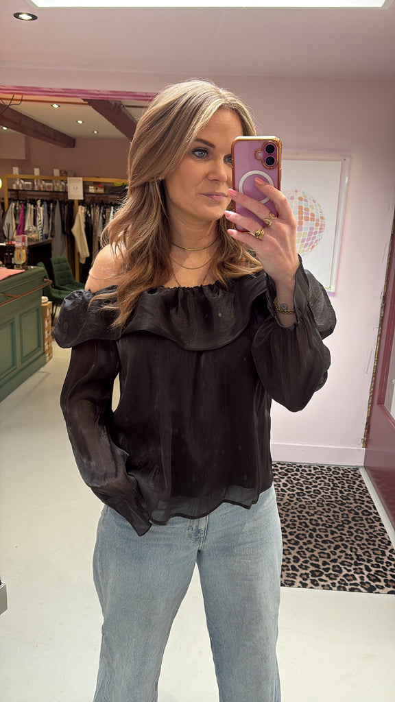NOELLA - Miya Blouse - Black