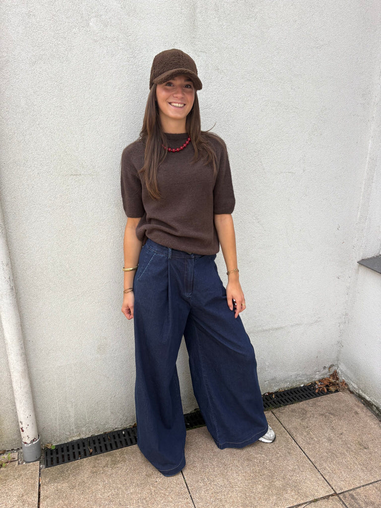NAL - Nina Wide Leg - Dark Blue